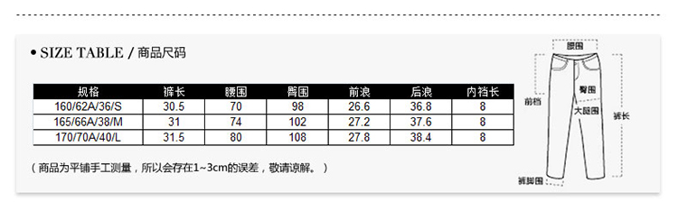 
                                        F.NY法妮专柜正品2015秋装新款女暗纹立体时尚短裤1531448 藏青 160/62A/36/S                