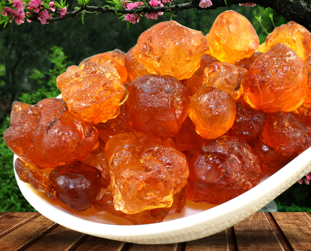 惠滋堂 桃胶 水蜜桃桃树胶 桃花泪 180g/瓶