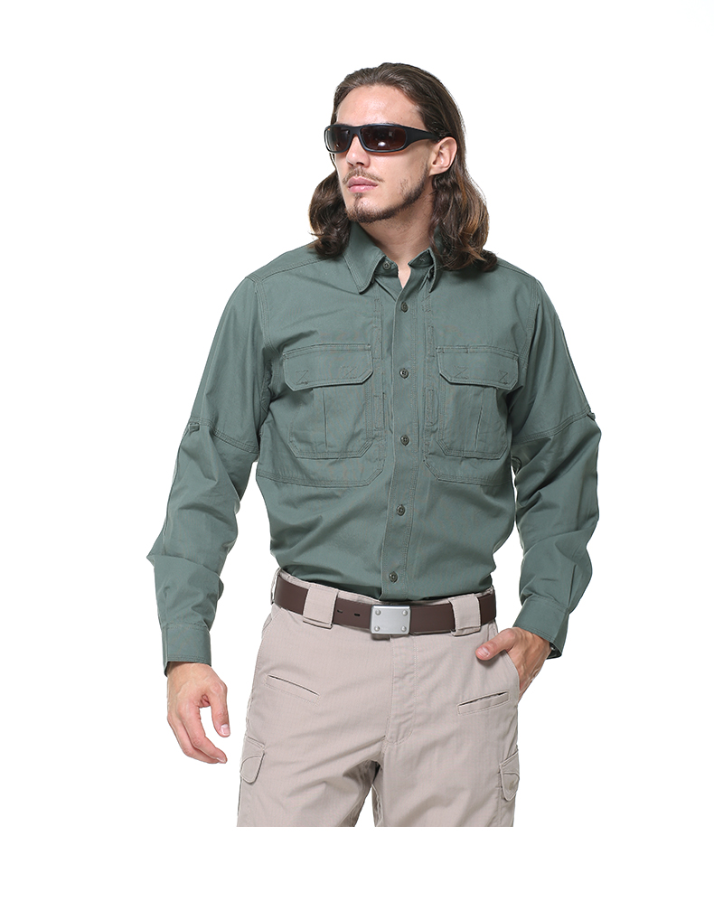 11战术衬衫男秋冬军装长袖衬衣 511户外军迷作训外套纯棉大码 72157