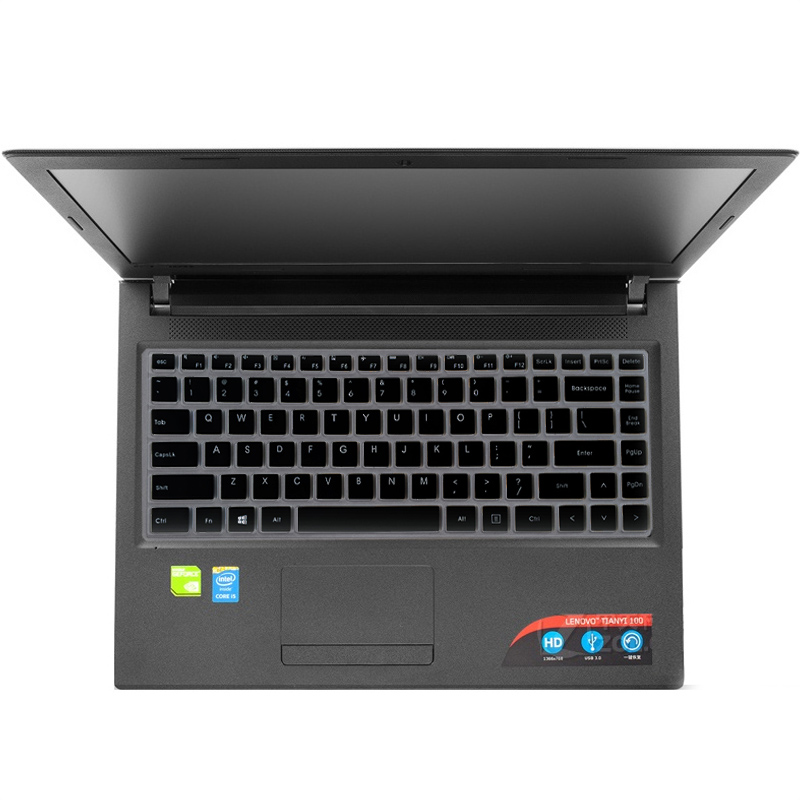 联想天逸10014英寸tianyi10014ibd键盘膜的半透明红色