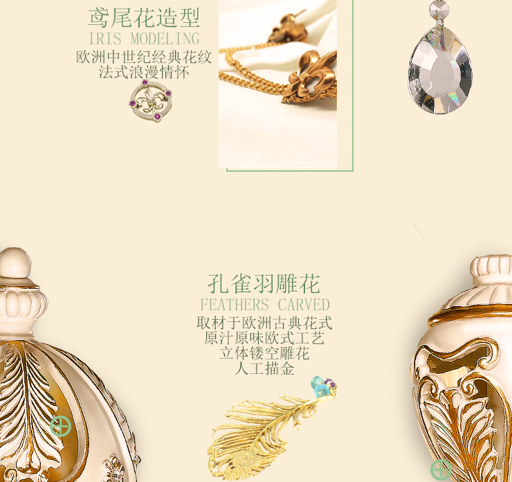奥图帕斯 别墅复式楼宫廷风欧式客厅吊灯树脂水晶家用灯具 