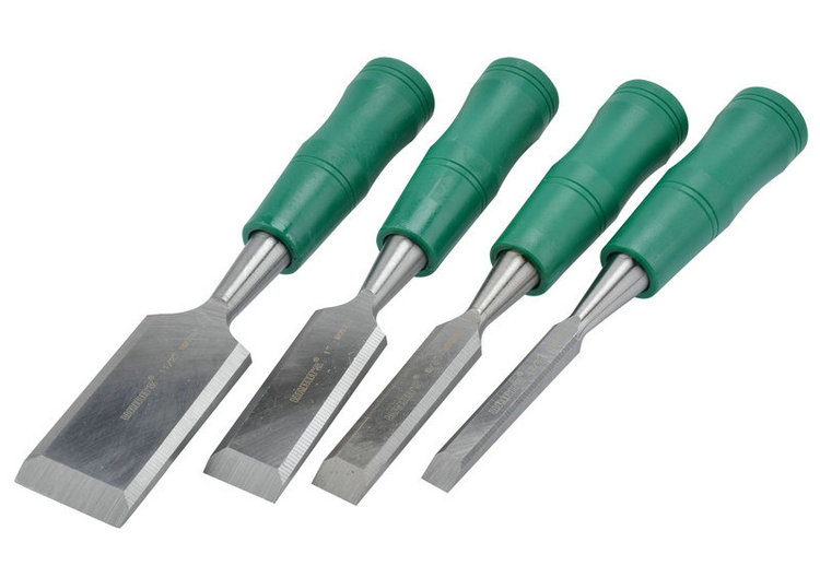 穿心塑柄木工凿 木工钊子 木凿子 平凿 木工开槽工具 w0073 3/8吋 9mm