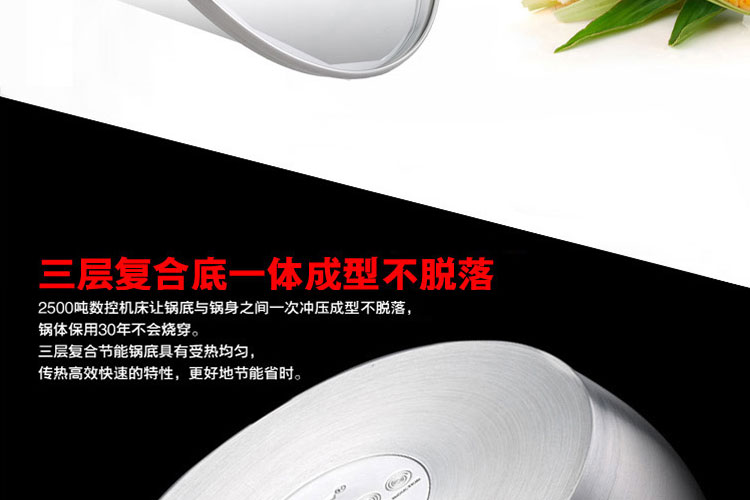 
                                                            越秀不锈钢大蒸锅 24cm-28cm加厚复底蒸笼燃气炖锅 大容量锅具 电磁炉汤锅 配一层蒸格 钢化玻璃盖 28cm内径  7-9人                
