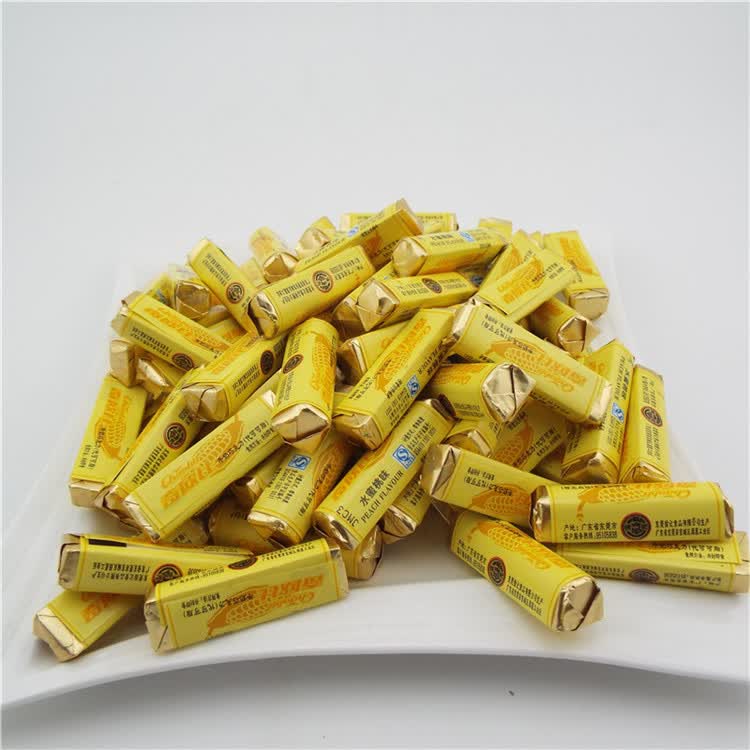 包邮徐福记奇欧比巧克力水蜜桃味散装称1500g硬馅长型 零食(代可可脂)