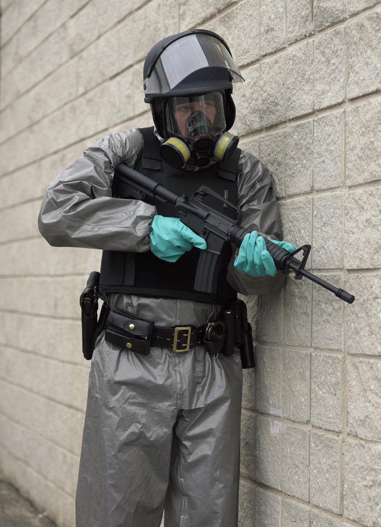 雷克兰 ct3s428e-xxl 凯麦斯3系列化学防护服 xxl