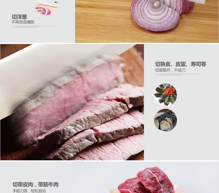 
                                        尚朋堂 陶瓷刀 厨房菜刀 刀具组合套装 五件套 豪华礼盒装                