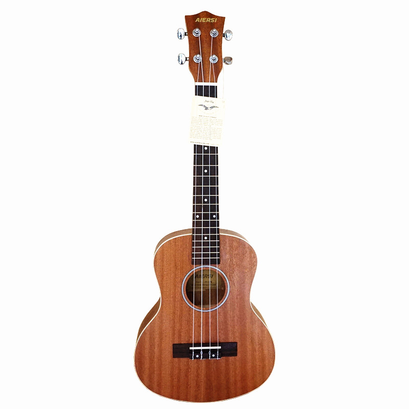 工厂直供新店特价26寸tenor桃花芯尤克里里白色包边意大利aquila琴弦