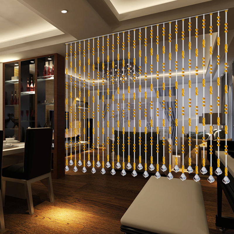 卓舰水晶成品珠帘门帘隔断玄关挂帘垂帘吊装饰家居鞋柜过道客厅卧室
