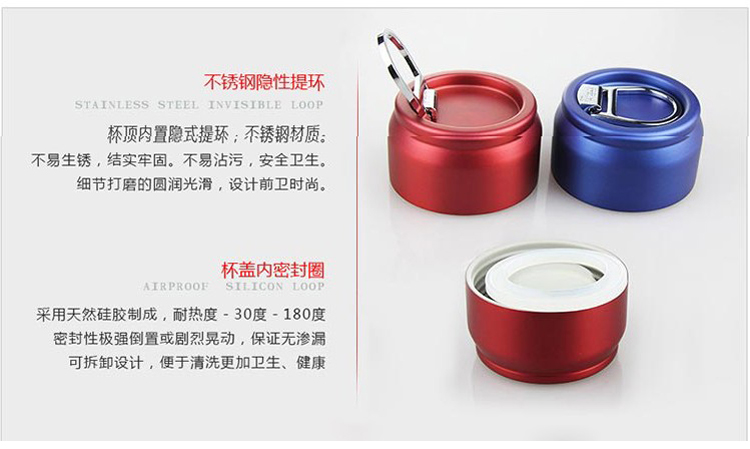 希诺塑料水杯带盖防漏便携加厚随手杯300ML创意可爱学生透明PC杯子XN-8106系列 黑蓝 8109 405ML