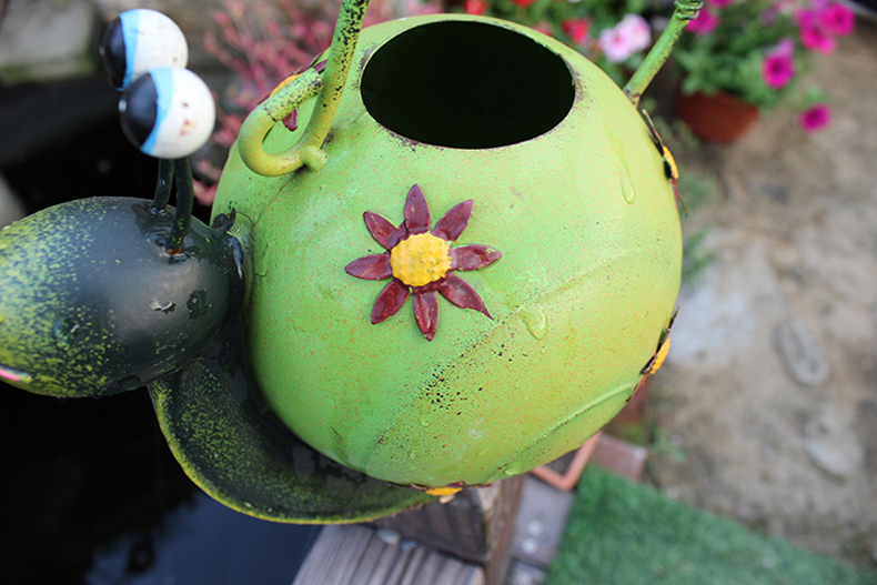 花名堂 铁艺浇水壶洒水壶 花园装饰 纯手工制作 儿童diy水壶 动物水壶