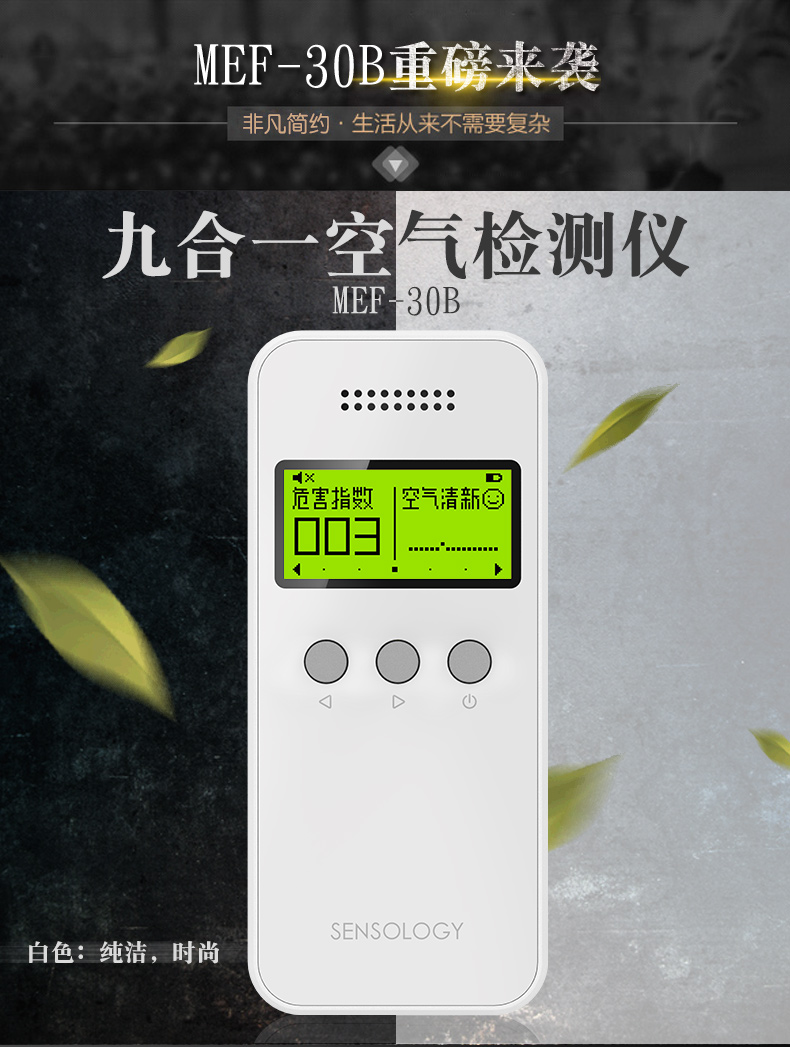 思乐智 测试甲醛检测仪空气检测仪家用车用甲醛测试仪