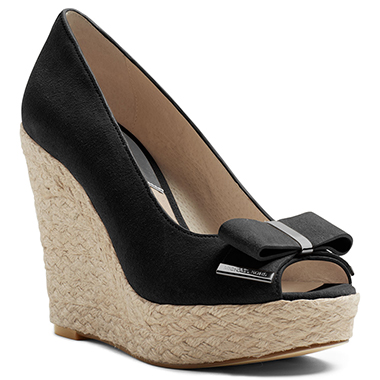 坡跟麂皮鱼嘴高跟鞋 凉鞋 商品货号: 40r4mghs1s 颜色: 黑色 尺寸信息