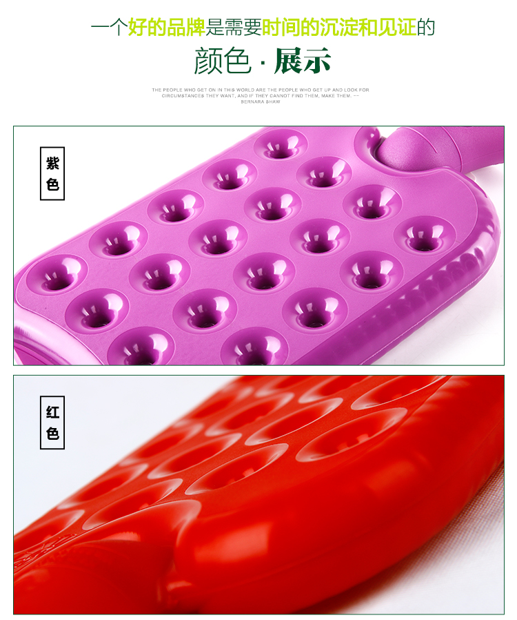 fashy 6425 1.2升坐垫式充注水PVC防爆安全多功能热水袋暖手宝 加厚抗压 透明