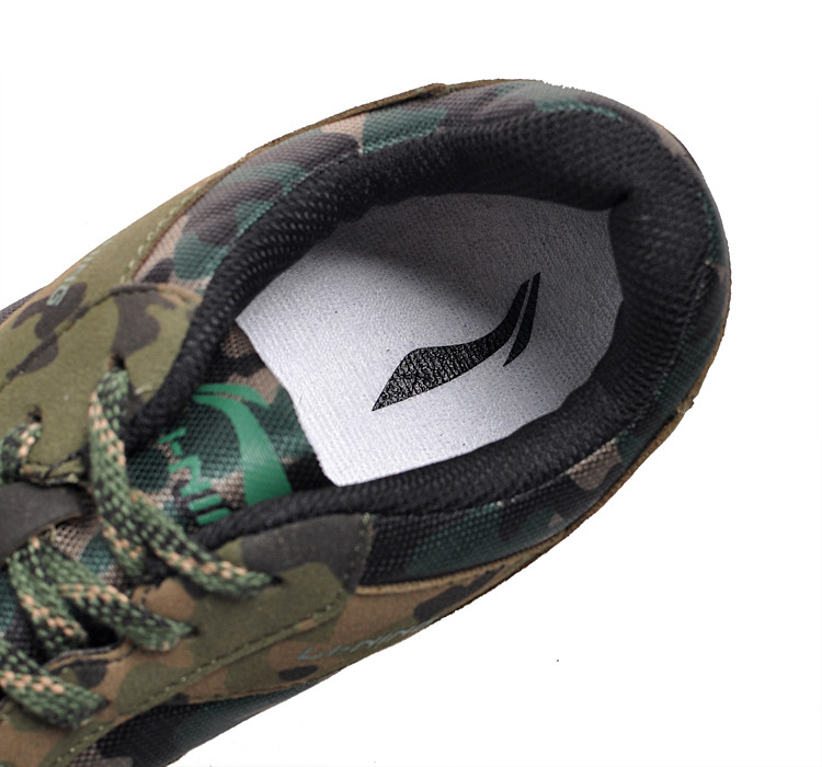 李宁迷彩鞋/丛林作业/慢跑跑步/秋冬军训鞋训练鞋/马拉松鞋ajjk036