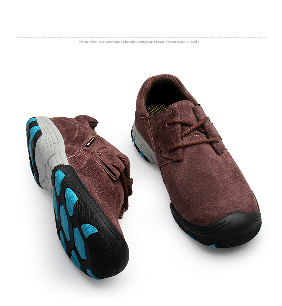 奇策(qice)休闲鞋男鞋秋冬季新款户外徒步登山男鞋运动休闲鞋男旅游鞋