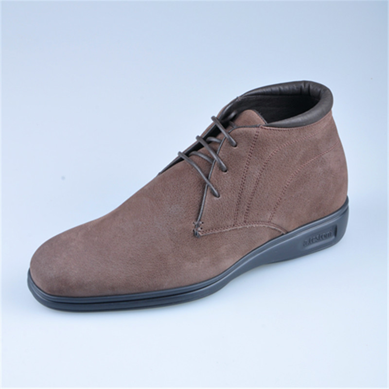 testoni 铁狮东尼男士深褐色高帮系带休闲鞋 40.5 40.