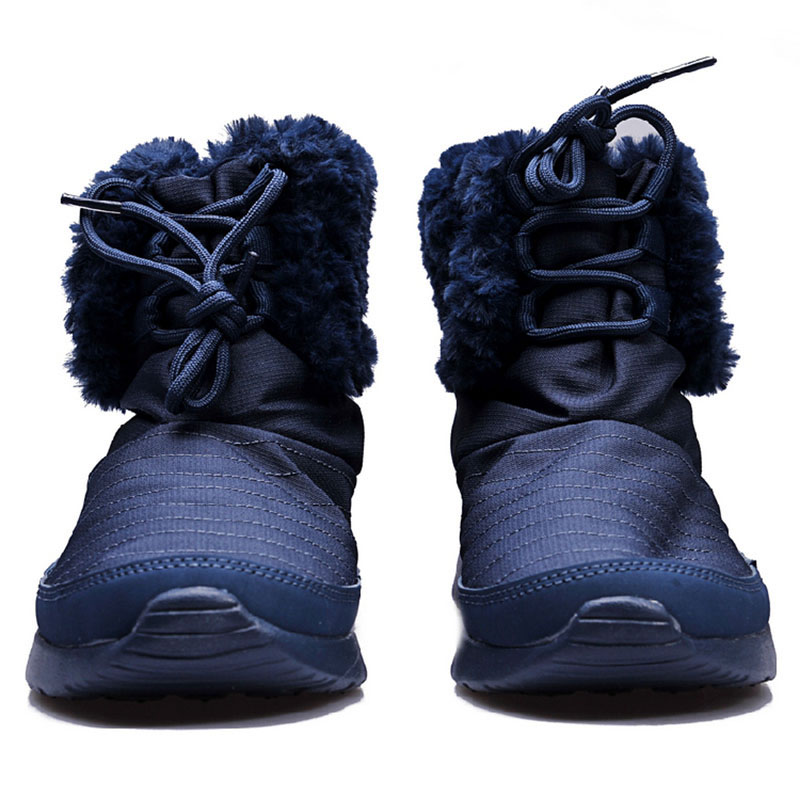 nike耐克女鞋 2015冬季新款复刻运动休闲保暖棉靴807195-484 舰队蓝