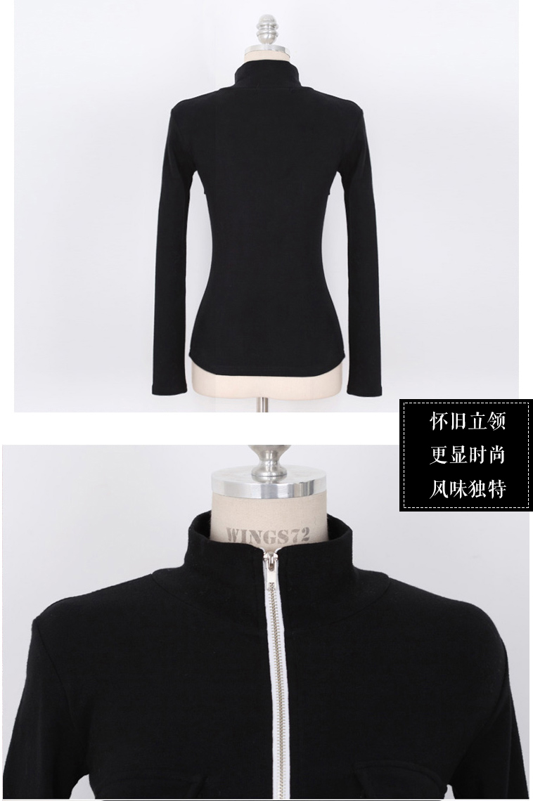 2016夏款新款韩版修身紧身显瘦卫衣两件套休闲运动服套装女春夏长袖短裤背心两件套 衣服 裤子 M
