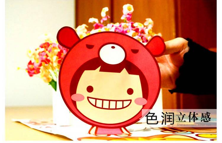 豆豆窝 创意时尚儿童卡通身高尺 卧室可移除墙贴纸 AY605 娃娃身高贴 45*60cm