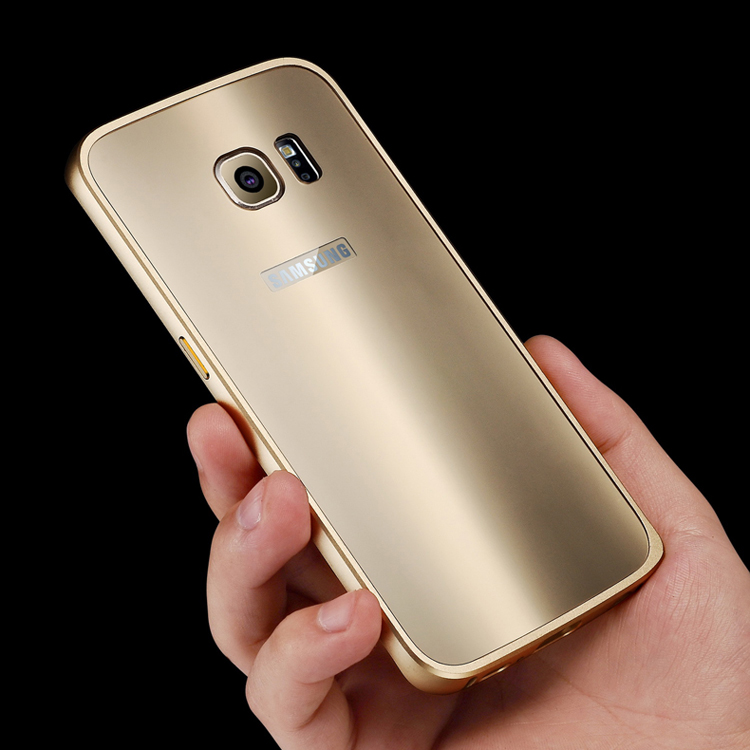 luphie金属边框 后盖适用于三星s6edge /g9250/g9280手机壳外壳保护套