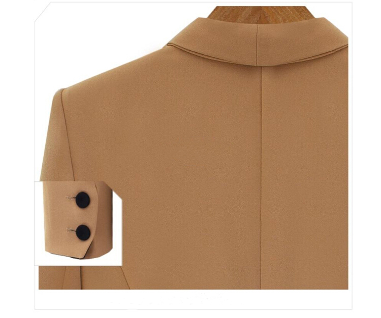 维巴莎 2015秋装新款 欧美风范女式气质不规则燕尾前襟中长款西装