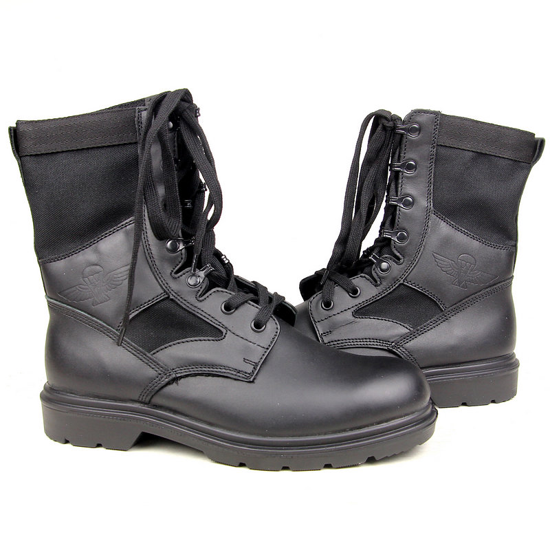 3514神行太保06作训靴男皮靴作战靴牛皮户外高帮靴黑色单靴真品头层