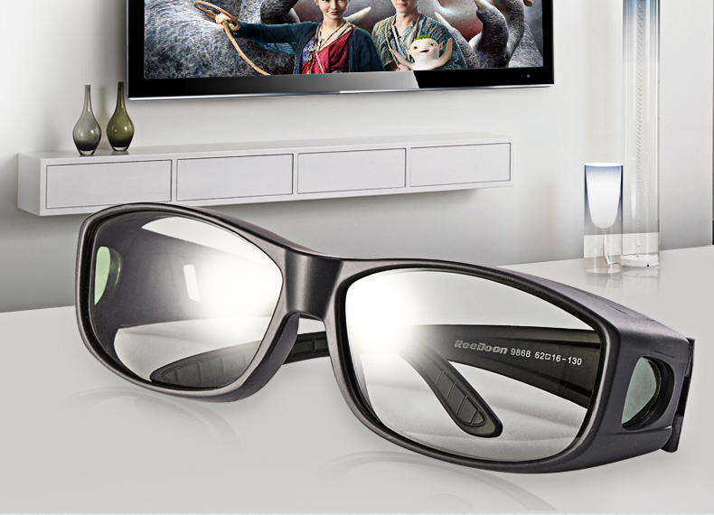 锐盾reedoon电影院专用偏光偏振不闪式3d眼镜四付装reald imax通用_ 6