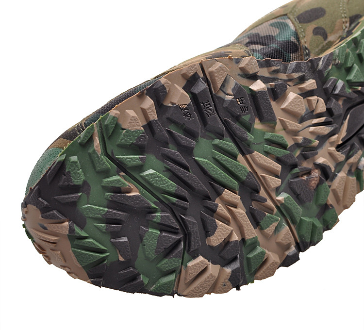 李宁迷彩鞋/丛林作业/慢跑跑步/秋冬军训鞋训练鞋/马拉松鞋ajjk036