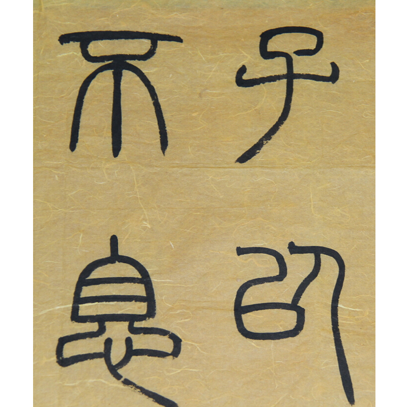 河南省书法家协会会员 张海峰 篆书 斗方 天行健