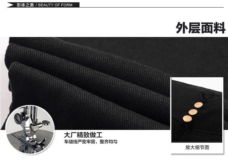 尼恩赛斯 高腰外穿打底裤女小脚裤长裤显瘦大码弹力铅笔裤 黑色黄金绒 L