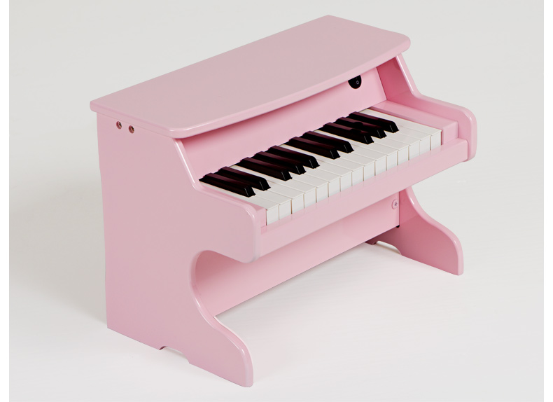 快乐年华 25键小钢琴 宝宝早教益智木质钢琴 儿童玩具电子琴 黑色