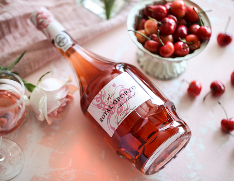 葡萄牙进口荣耀波尔图royal oporto桃红波特酒 女士晚安酒 高度甜酒