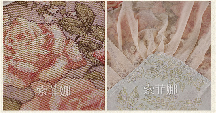 
                                        【京东家纺节】索菲娜 空调罩挂机挂式空调防尘罩 香榭丽舍(珠花款) 1.5P约86*23*35cm                
