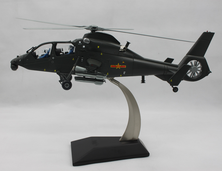直19飞机模型 直十九飞机直升机模型 仿真合金金属阅兵模型 1/48直19