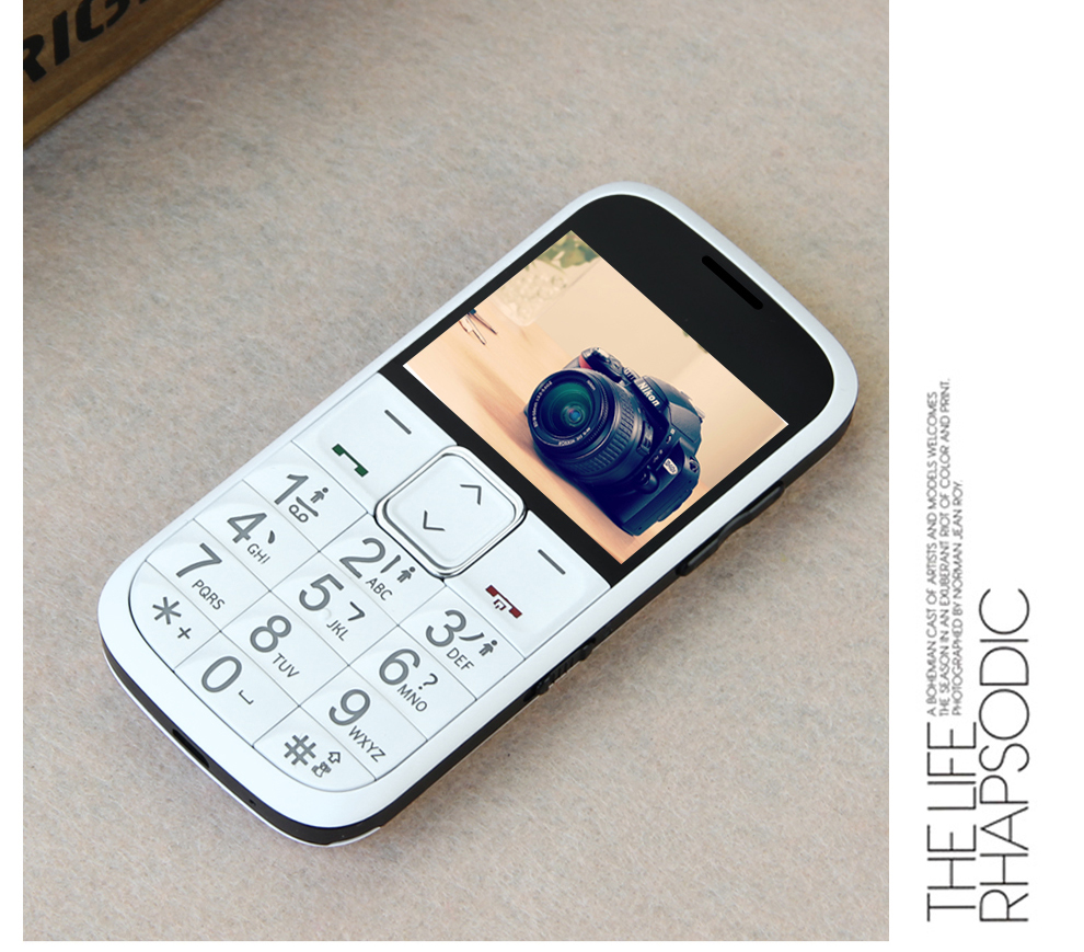 中兴（ZTE）L530G 移动/联通2G 老人手机 黑色
