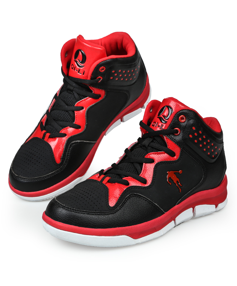 纽坡伦篮球鞋男折扣秋冬新款减震耐磨防滑透气高帮运动鞋男鞋子 2556