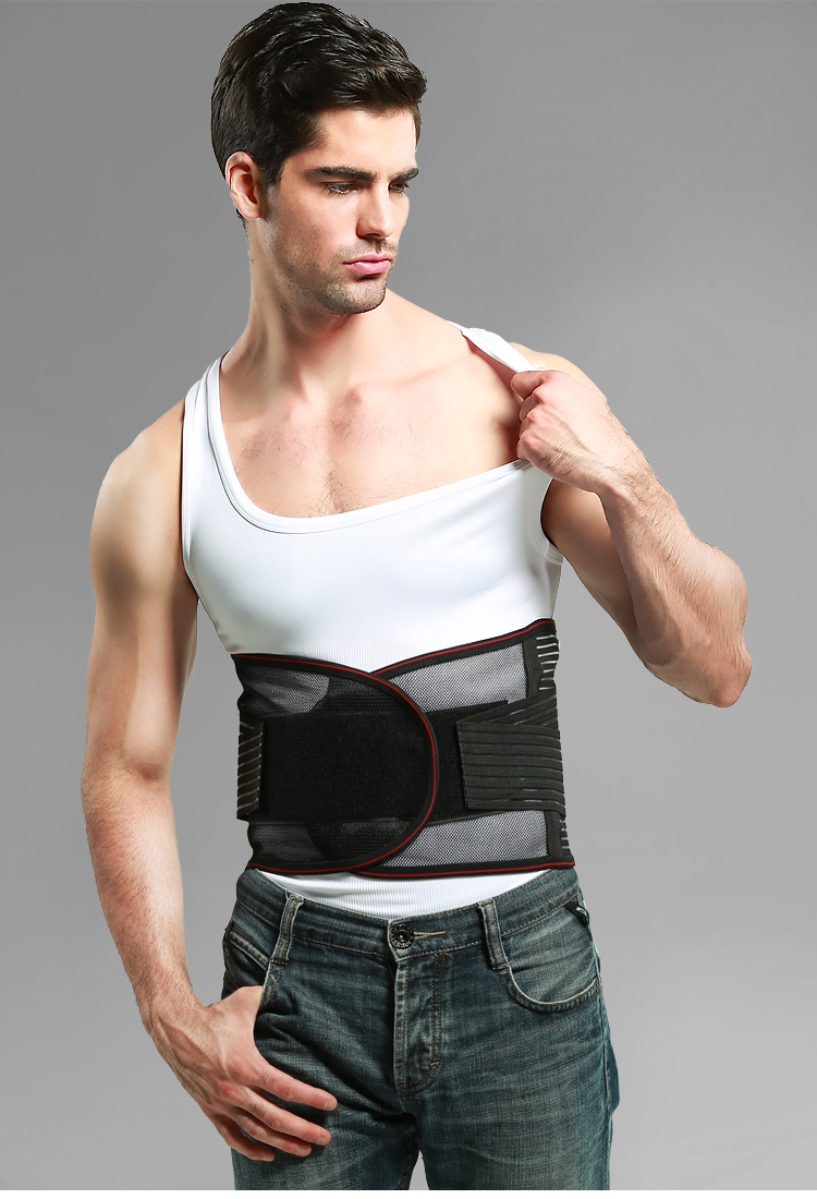 insmanx男士夏季薄收腹带束腰 收腰带束腹带护腰塑身腰封 肚腩啤酒肚