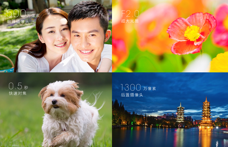 纽曼 CM810 纽扣移动联通双4G双卡指纹解锁手机(16G rom) 白色