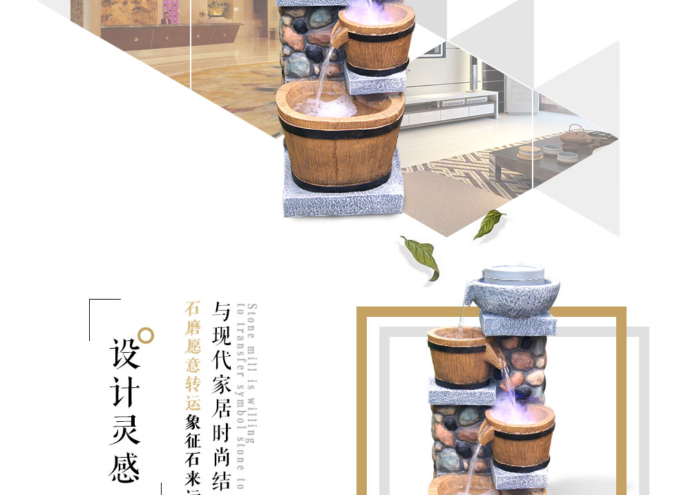 
                                        流水家园欧式摆件家居装饰品创意客厅办公室工艺品中秋节礼品 送礼中秋礼物 8783                