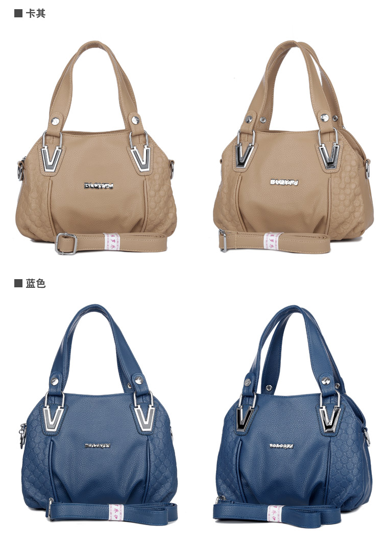 保罗乔伊时尚女包 新款女包包袋 中老年时尚斜跨单肩手提斜挎包韩版