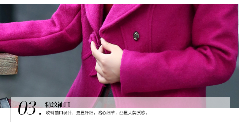 
                                        弥黛诗mdaixe 冬季加厚外套女毛呢外套女修身大码 羊毛大衣女呢子短款 橄榄绿色 L-适合110斤以下                