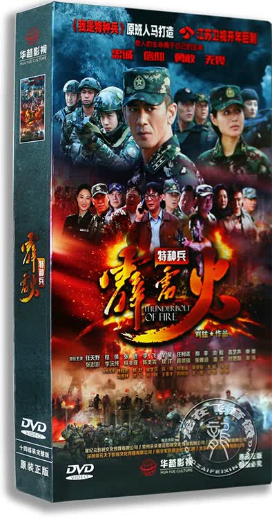 正版电视剧特种兵之霹雳火14dvd精装版任天野程愫张进