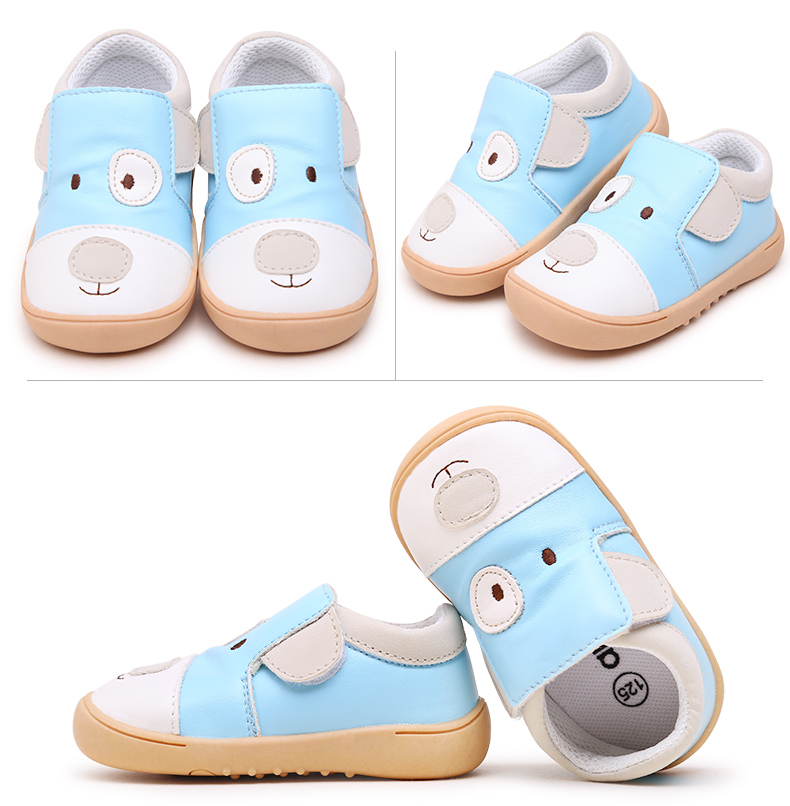 鞋 冬款保暖男女宝宝鞋婴儿学步鞋0 2岁新生儿软底防滑鞋 深灰色 125