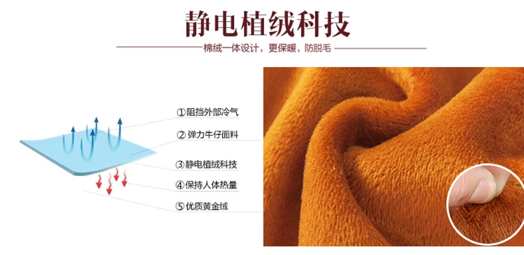 浪迪图2015秋冬新品加绒牛仔长裤女高腰牛仔裤女小脚裤弹力显瘦铅笔裤大码裤子 D8567 深蓝 32码(2尺5)