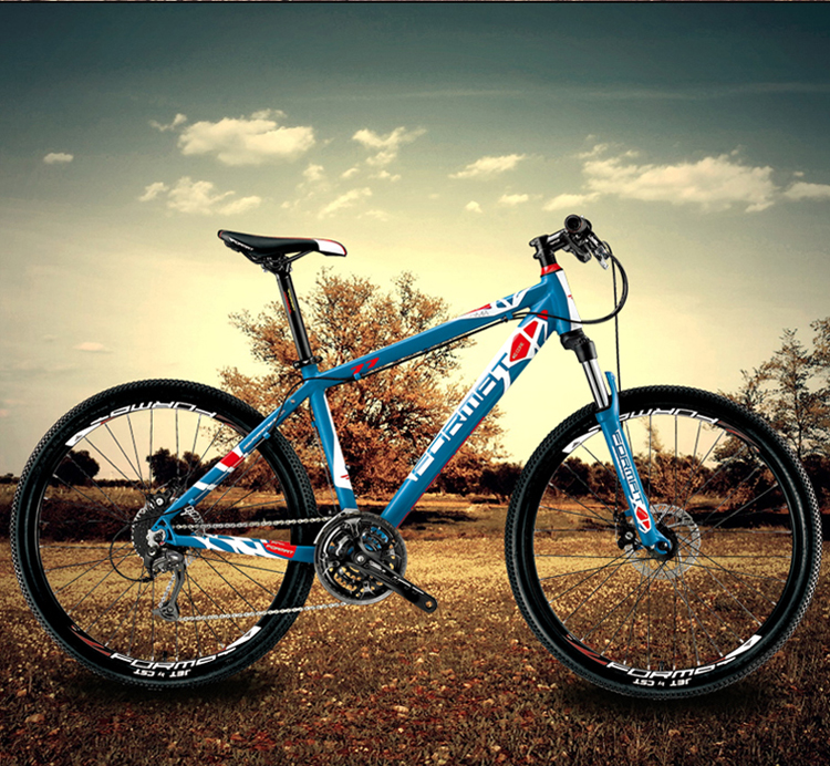 format福玛特铝合金山地车自行车禧玛诺27速碟刹kama卡玛77~26寸越野