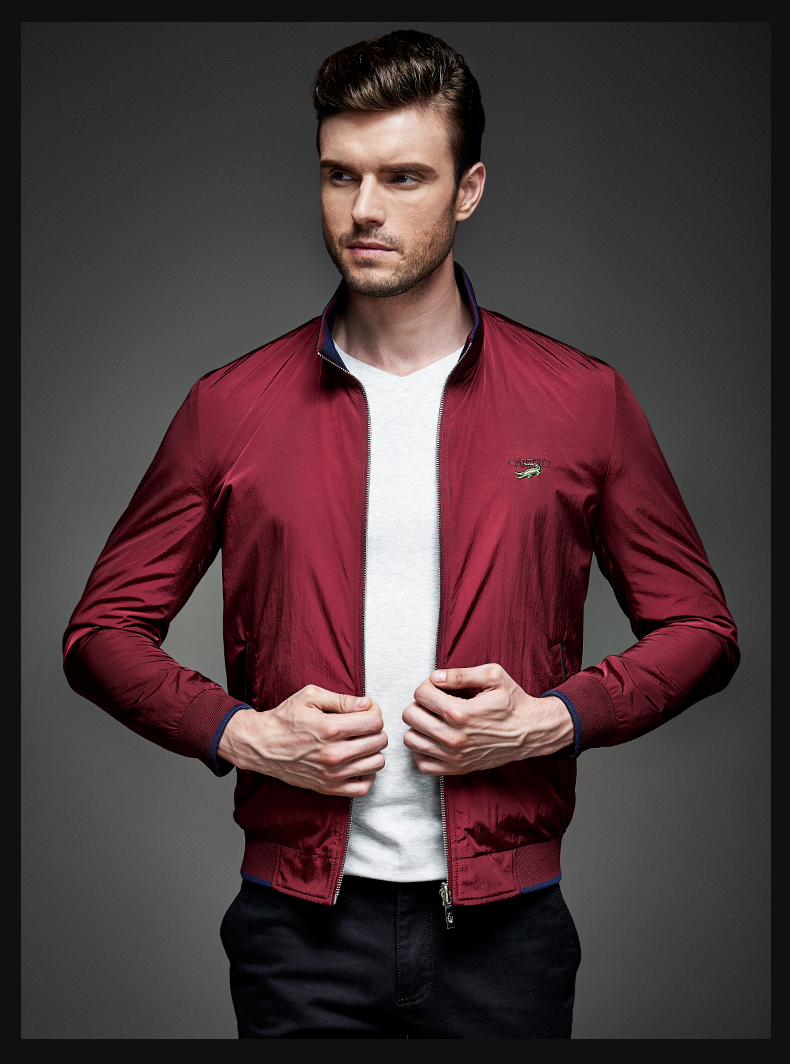 cartelo男士双面穿立领夹克男装2015秋装上新运动休闲外套kcj2169