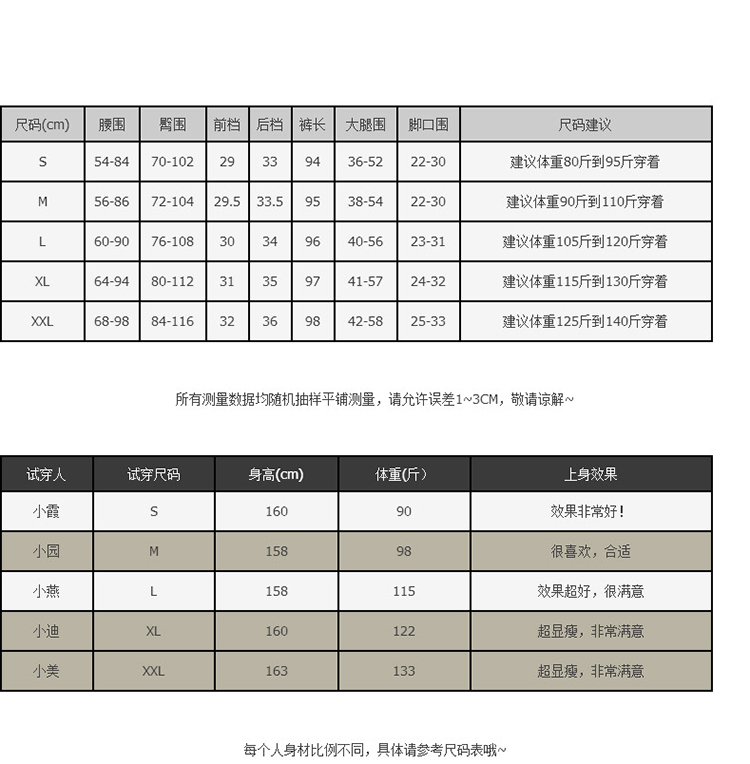 尼恩赛斯 高腰外穿打底裤女小脚裤长裤显瘦大码弹力铅笔裤 黑色黄金绒 L