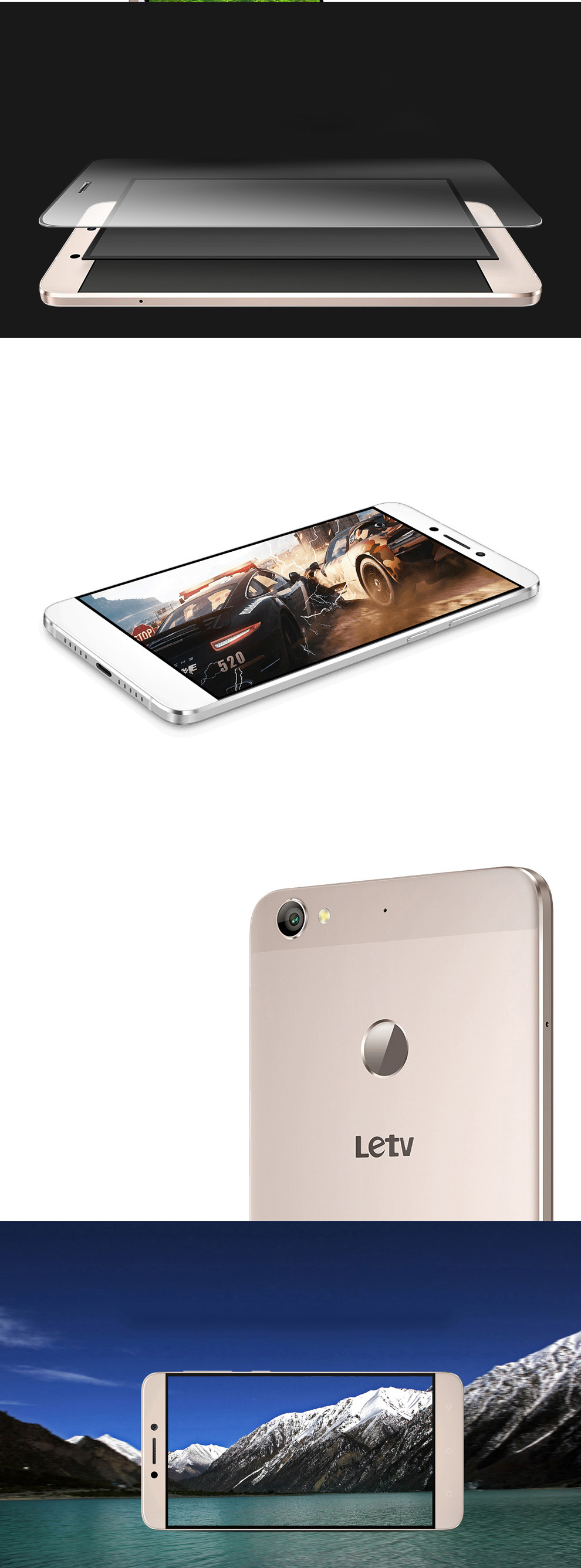 乐视(letv) 乐视1s 双卡双待 乐视手机 银色 太子妃版4g(3g ram 32g