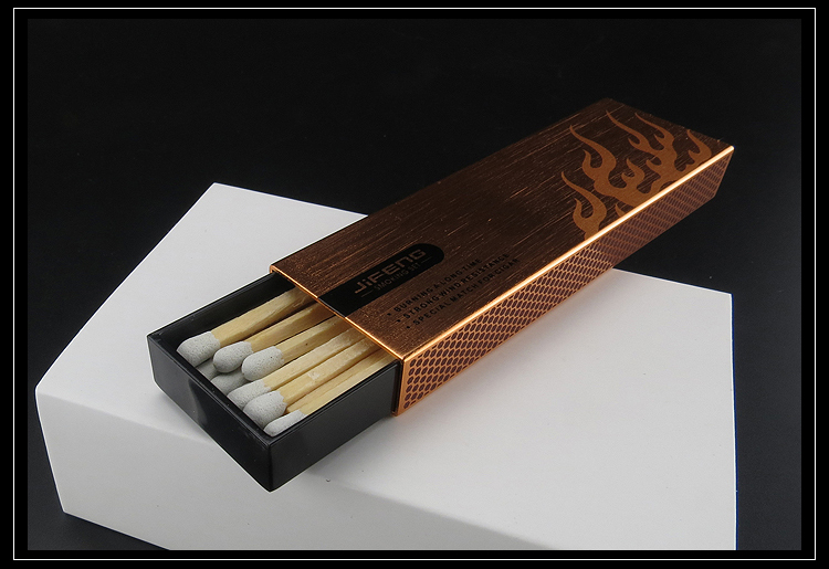 shiloh希洛 古巴专业雪茄用配套火柴盒套装 长杆火柴雪茄专用户外