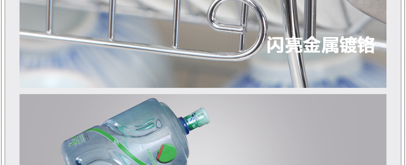 
                                        朝暮之家 厨房置物架金属双层多功能碗架沥水收纳整理碗盘筷子筒碗柜008                